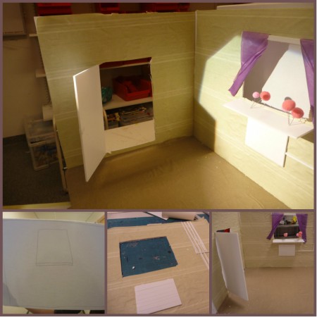 Modellen med skugga.